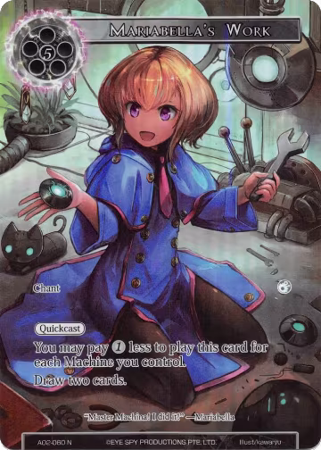 Mariabella's Work (Full Art) (AO2-060), Alice Origin II — Force of Will card price