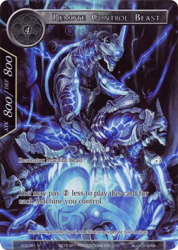 Remote Control Beast (Full Art) (AO2-061), Alice Origin II — Force of Will card price