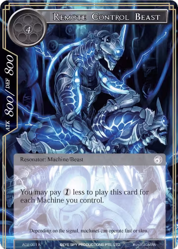 Remote Control Beast (AO2-061), Alice Origin II — Force of Will card price