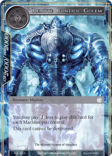 Remote Control Golem (AO2-062), Alice Origin II — Force of Will card price