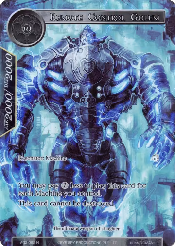 Remote Control Golem (Full Art) (AO2-062), Alice Origin II — Force of Will card price