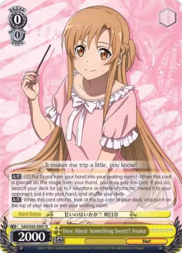 How About Something Sweet? Asuna (SAO/S65-E007 R) — card price