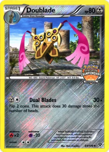 Doublade - 84/146 (Regional Championships) (084/146), League & Championship Cards — Pokémon card price