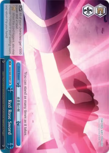 Red Rose Sword (SAO/S65-E097 CR), Sword Art Online -Alicization- — Weiß Schwarz card price