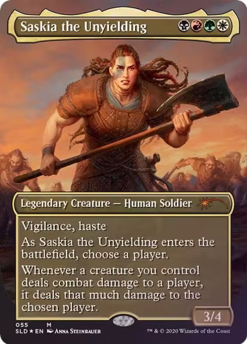 Saskia the Unyielding (55), Secret Lair Drop Series — Magic card price