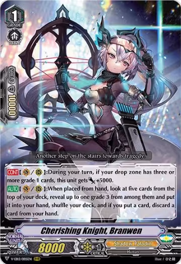 Cherishing Knight, Branwen (V-EB12/005EN), V-EB12: Team Dragon's Vanity — Vanguard card price