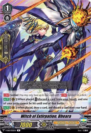 Witch of Extirpation, Bheara (V-EB12/022EN), V-EB12: Team Dragon's Vanity — Vanguard card price