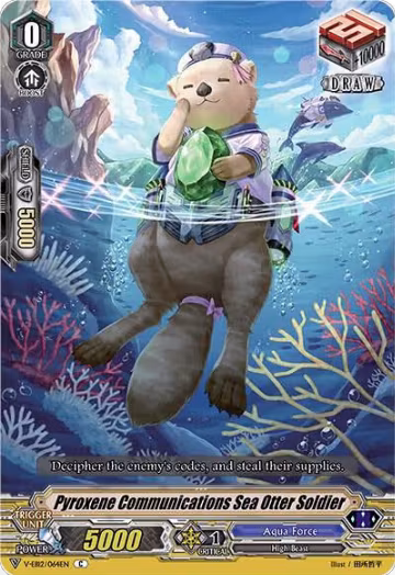 Pyroxene Communications Sea Otter Soldier (V-EB12/064EN), V-EB12: Team Dragon's Vanity — Vanguard card price