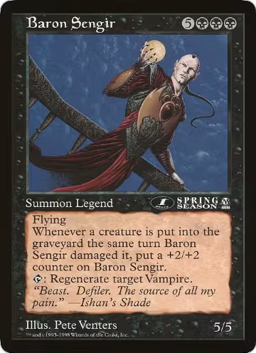 Baron Sengir (1st place) (Arena League), Oversize Cards — Magic card price