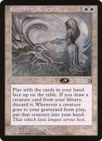 Enduring Renewal (3rd Place) (Arena League), Oversize Cards — Magic card price