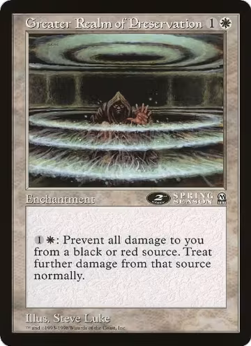 Greater Realm of Preservation (2nd Place) (Arena League), Oversize Cards — Magic card price