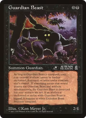 Guardian Beast (3rd Place) (Arena League), Oversize Cards — Magic card price