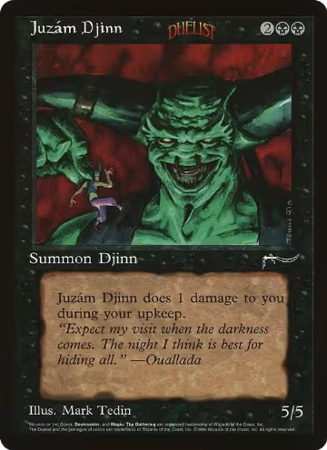 Juzam Djinn (Arena League), Oversize Cards — Magic card price