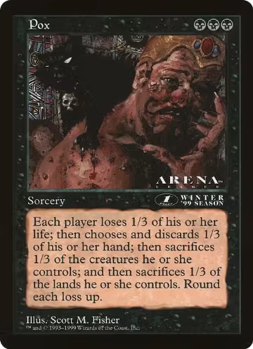 Pox (1st Place) (Arena League), Oversize Cards — Magic card price