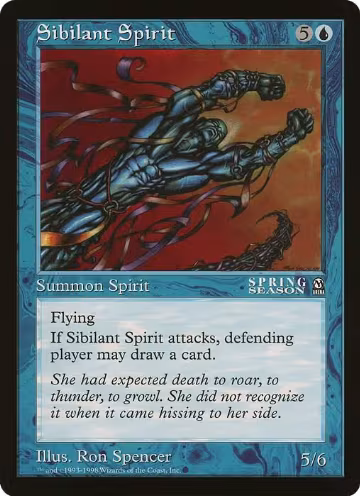Sibilant Spirit (Arena League), Oversize Cards — Magic card price