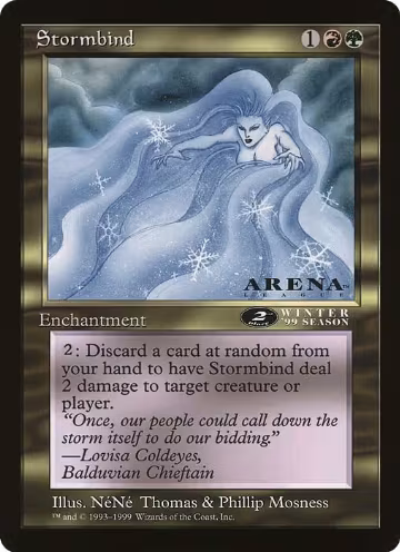Stormbind (Arena League), Oversize Cards — Magic card price