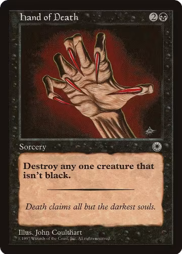 Hand of Death, Portal — Magic card price