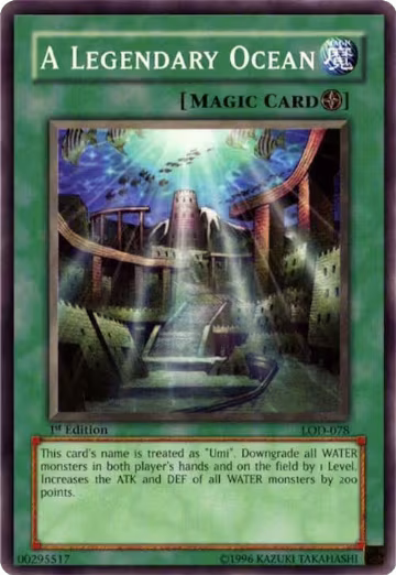A Legendary Ocean (LOD-078), Legacy of Darkness — Yu-Gi-Oh! card price
