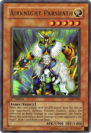Airknight Parshath (LOD-062), Legacy of Darkness — Yu-Gi-Oh! card price