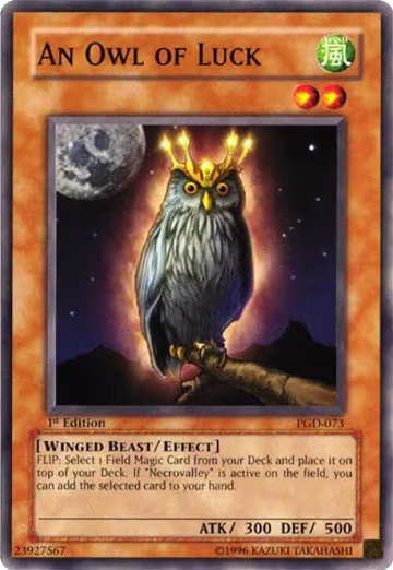 An Owl of Luck (PGD-073), Pharaonic Guardian — Yu-Gi-Oh! card price