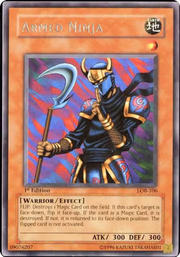 Armed Ninja (LOB-106), The Legend of Blue Eyes White Dragon — Yu-Gi-Oh! card price