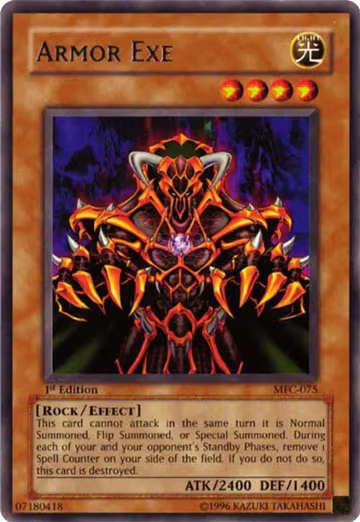 Armor Exe (MFC-075), Magician's Force — Yu-Gi-Oh! card price
