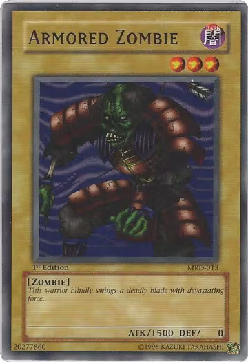 Armored Zombie (MRD-013), Metal Raiders — Yu-Gi-Oh! card price