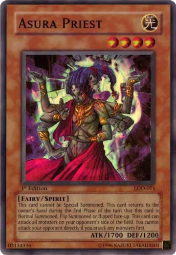 Asura Priest (LOD-071), Legacy of Darkness — Yu-Gi-Oh! card price