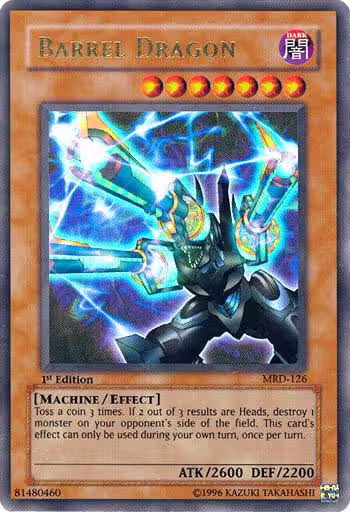 Barrel Dragon (MRD-126), Metal Raiders — Yu-Gi-Oh! card price