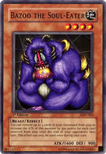 Bazoo the Soul-Eater (LON-064), Labyrinth of Nightmare — Yu-Gi-Oh! card price
