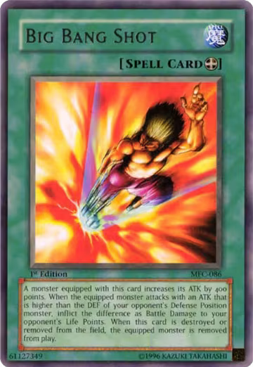 Big Bang Shot (MFC-086), Magician's Force — Yu-Gi-Oh! card price