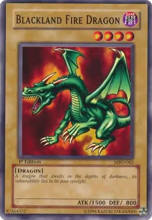 Blackland Fire Dragon (MRD-062), Metal Raiders — Yu-Gi-Oh! card price