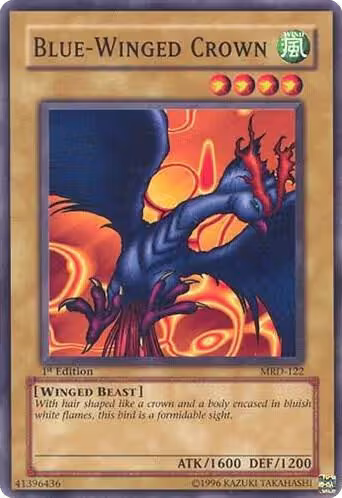 Blue-Winged Crown (MRD-122), Metal Raiders — Yu-Gi-Oh! card price
