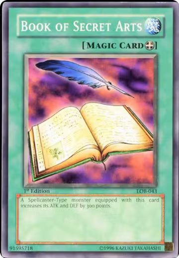 Book of Secret Arts (LOB-043), The Legend of Blue Eyes White Dragon — Yu-Gi-Oh! card price