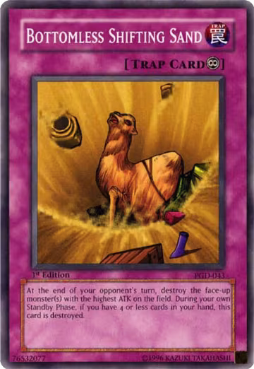 Bottomless Shifting Sand (PGD-043), Pharaonic Guardian — Yu-Gi-Oh! card price