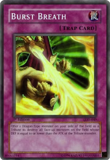 Burst Breath (LOD-049), Legacy of Darkness — Yu-Gi-Oh! card price