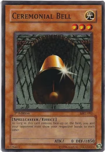 Ceremonial Bell (MRL-092), Magic Ruler — Yu-Gi-Oh! card price