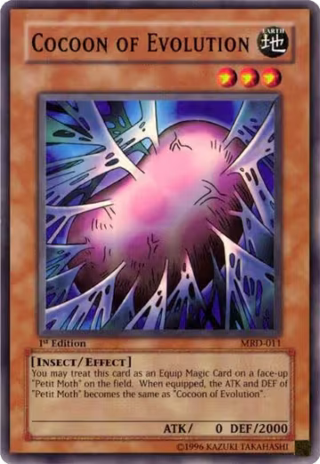Cocoon of Evolution (MRD-011), Metal Raiders — Yu-Gi-Oh! card price