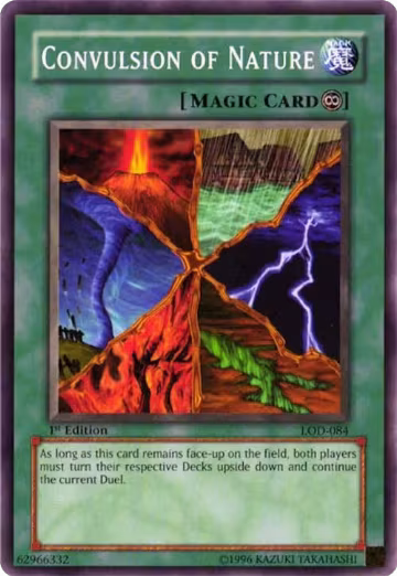Convulsion of Nature (LOD-084), Legacy of Darkness — Yu-Gi-Oh! card price
