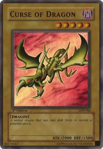 Curse of Dragon (LOB-066), The Legend of Blue Eyes White Dragon — Yu-Gi-Oh! card price