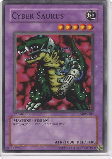 Cyber Saurus (MRD-105), Metal Raiders — Yu-Gi-Oh! card price