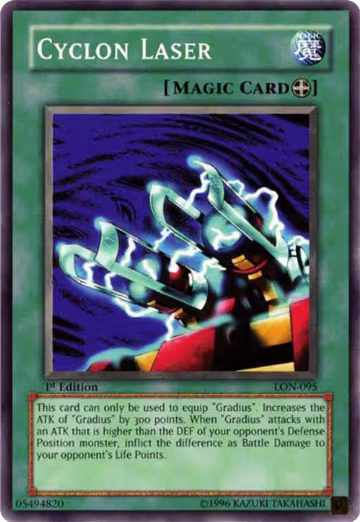 Cyclon Laser (LON-095), Labyrinth of Nightmare — Yu-Gi-Oh! card price