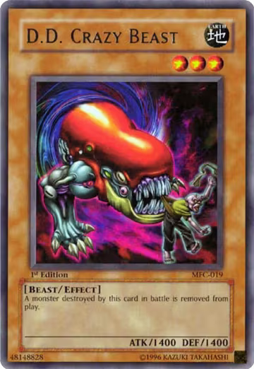 D.D. Crazy Beast (MFC-019), Magician's Force — Yu-Gi-Oh! card price