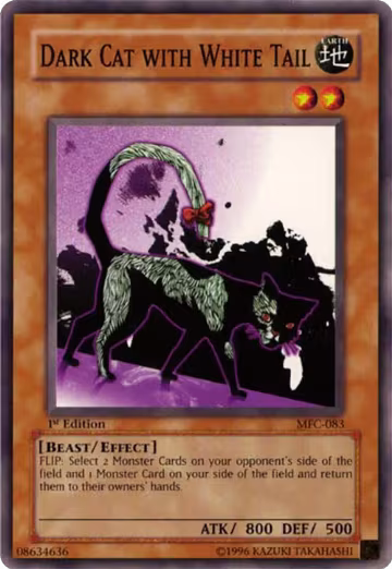 Dark Cat with White Tail (MFC-083), Magician's Force — Yu-Gi-Oh! card price