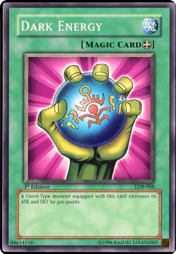 Dark Energy (LOB-088), The Legend of Blue Eyes White Dragon — Yu-Gi-Oh! card price