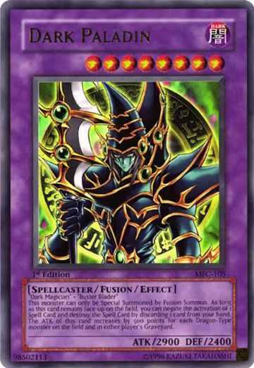 Dark Paladin (1st Edition Artwork) (MFC-105) — card price