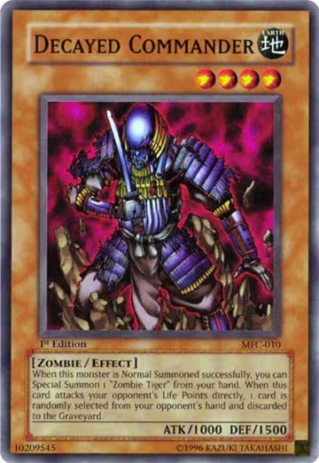 Decayed Commander (MFC-010), Magician's Force — Yu-Gi-Oh! card price