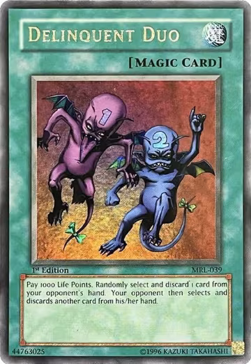 Delinquent Duo (MRL-039), Magic Ruler — Yu-Gi-Oh! card price