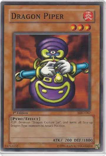 Dragon Piper (MRD-067), Metal Raiders — Yu-Gi-Oh! card price