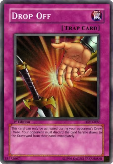 Drop Off (LOD-097), Legacy of Darkness — Yu-Gi-Oh! card price